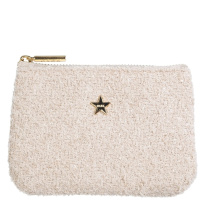 Tweed Mini Pouch Sand