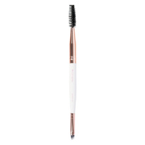 White & Gold Brow Duo Brush