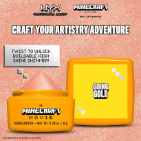 Minecraft Movie Highlighter Balm 03 Going Gold 8g
