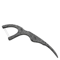 Dental Floss Picks 50 kpl – Charcoal