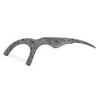 Dental Floss Picks 50 kpl – Charcoal