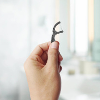 Dental Floss Picks 50 kpl – Charcoal