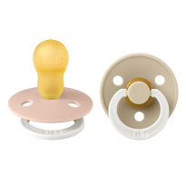 Pacifier Colour Latex Size 3 2 kpl – Blush Glow/Vanilla Glow