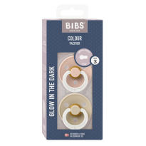 Pacifier Colour Latex Size 3 2 kpl – Blush Glow/Vanilla Glow