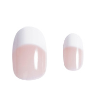 French Look Pink Oval 24pcs