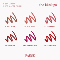 The Kiss Lipliner Rasberry Red 0.3g