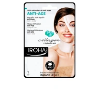 Iroha Nature Anti Age Cotton Face And Neck Mask Collagen 1 Unit